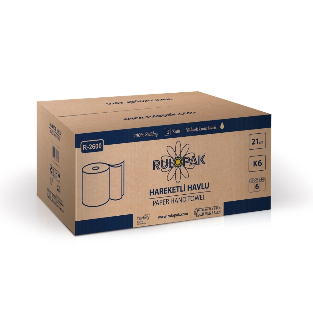 RULOPAK 21 CM HAREKETLİ HAVLU K-6