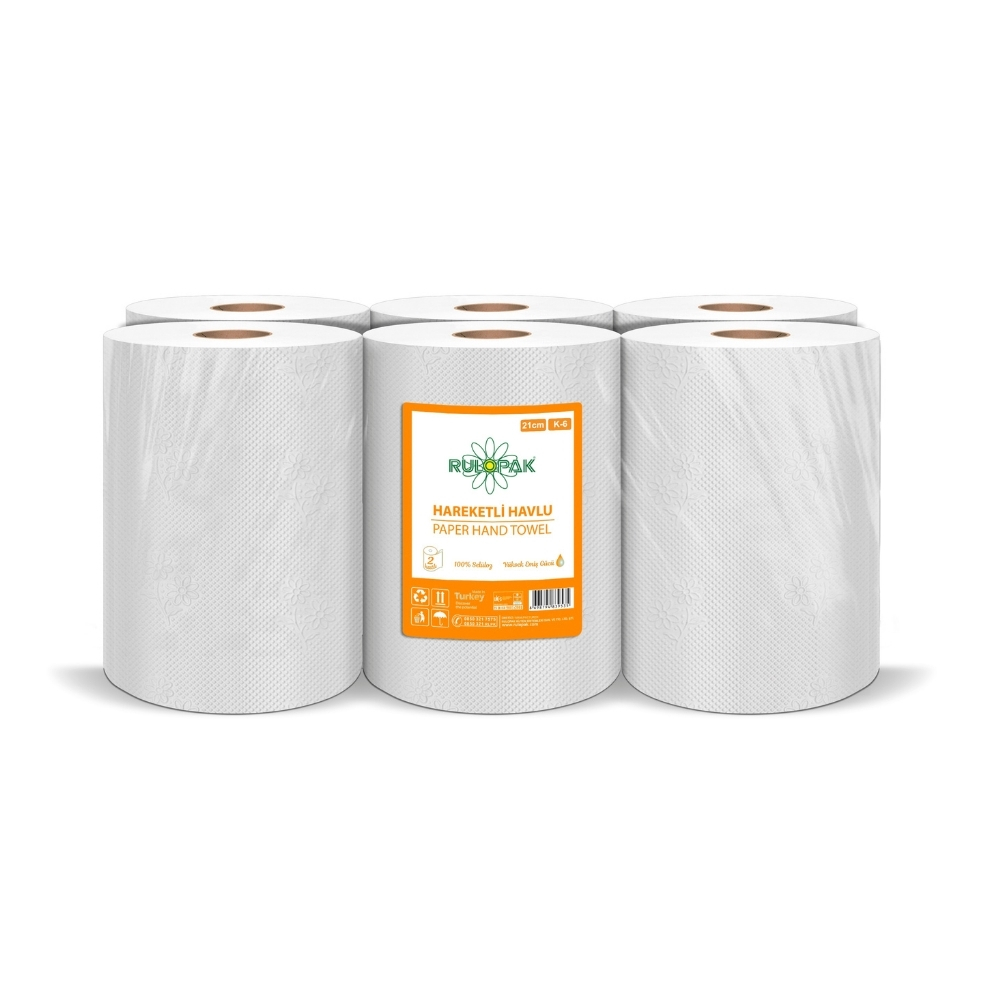 RULOPAK 21 CM HAREKETLİ HAVLU K-6