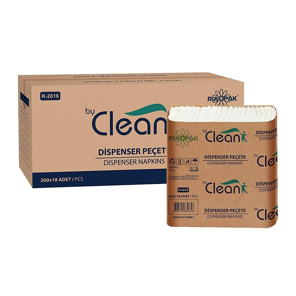 RULOPAK BY CLEAN DİSPENSER PEÇETE 200X18
