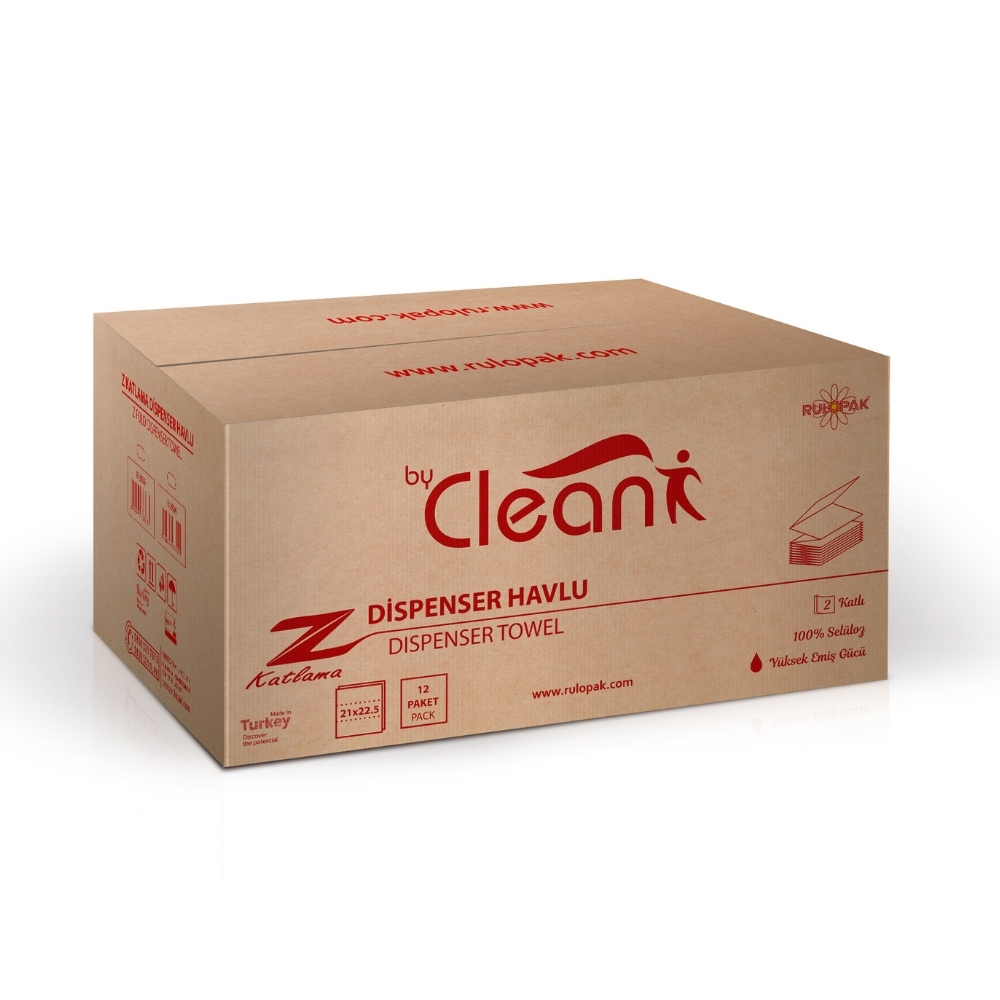 RULOPAK BY CLEAN Z KAT DİSPENSER HAVLU 130 LU
