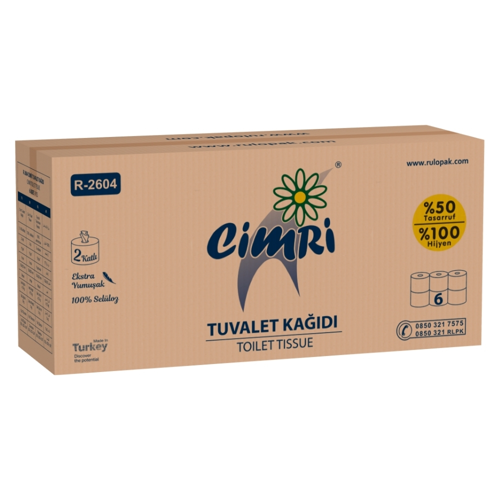RULOPAK CİMRİ TUVALET KAĞIDI