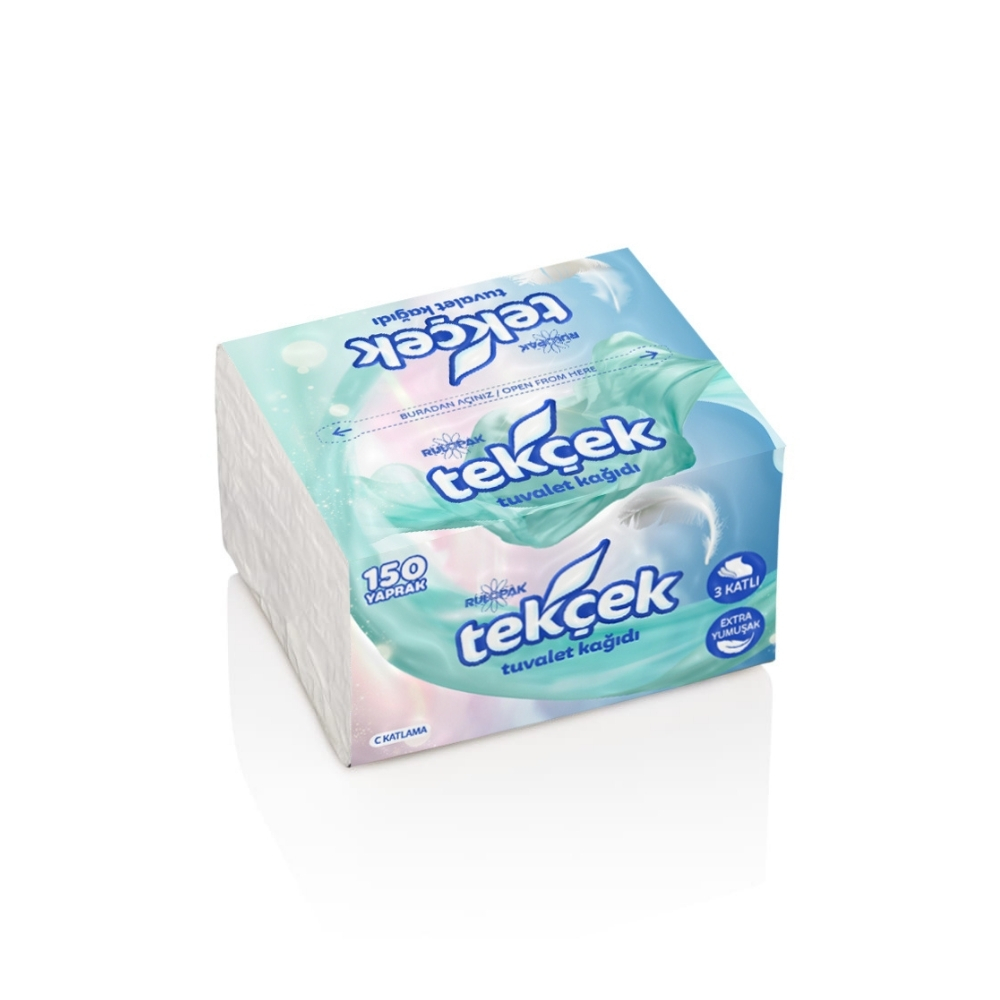 RULOPAK Tekçek Peçete 3 Katlı Tuvalet Kağıdı